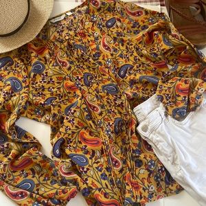 Liz Claiborne paisley blouse